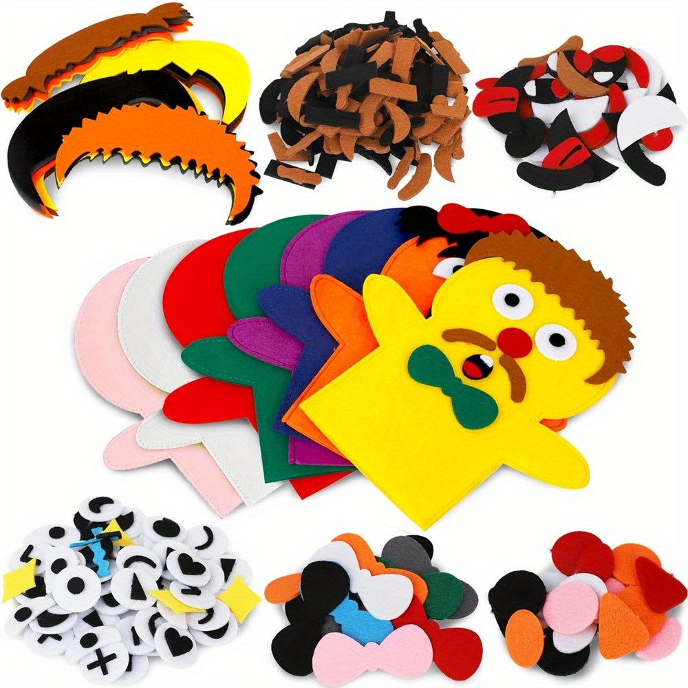 DIY Felt Hand Puppet Kit Create Character Puppets Parties Festive Events