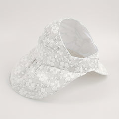 Lace Flower Bucket Hat Sunshade Basin Hat