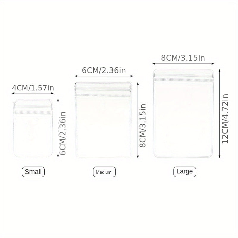 Mini Transparent Jewelry Bags Lightweight Travel Pouch