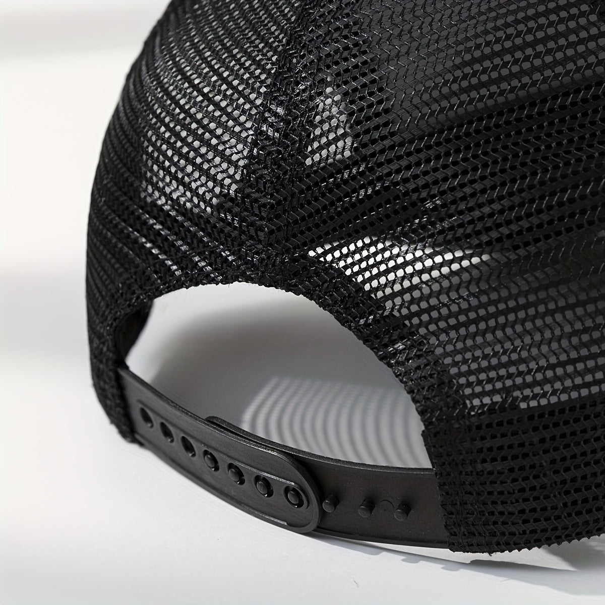Breathable Mesh Eyes & Mouth Embroidery Baseball Cap