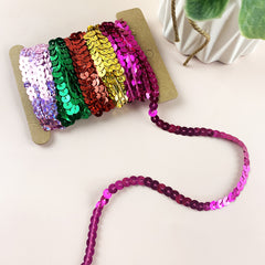 DIY Colorful Sequin Strips 9 14m Card