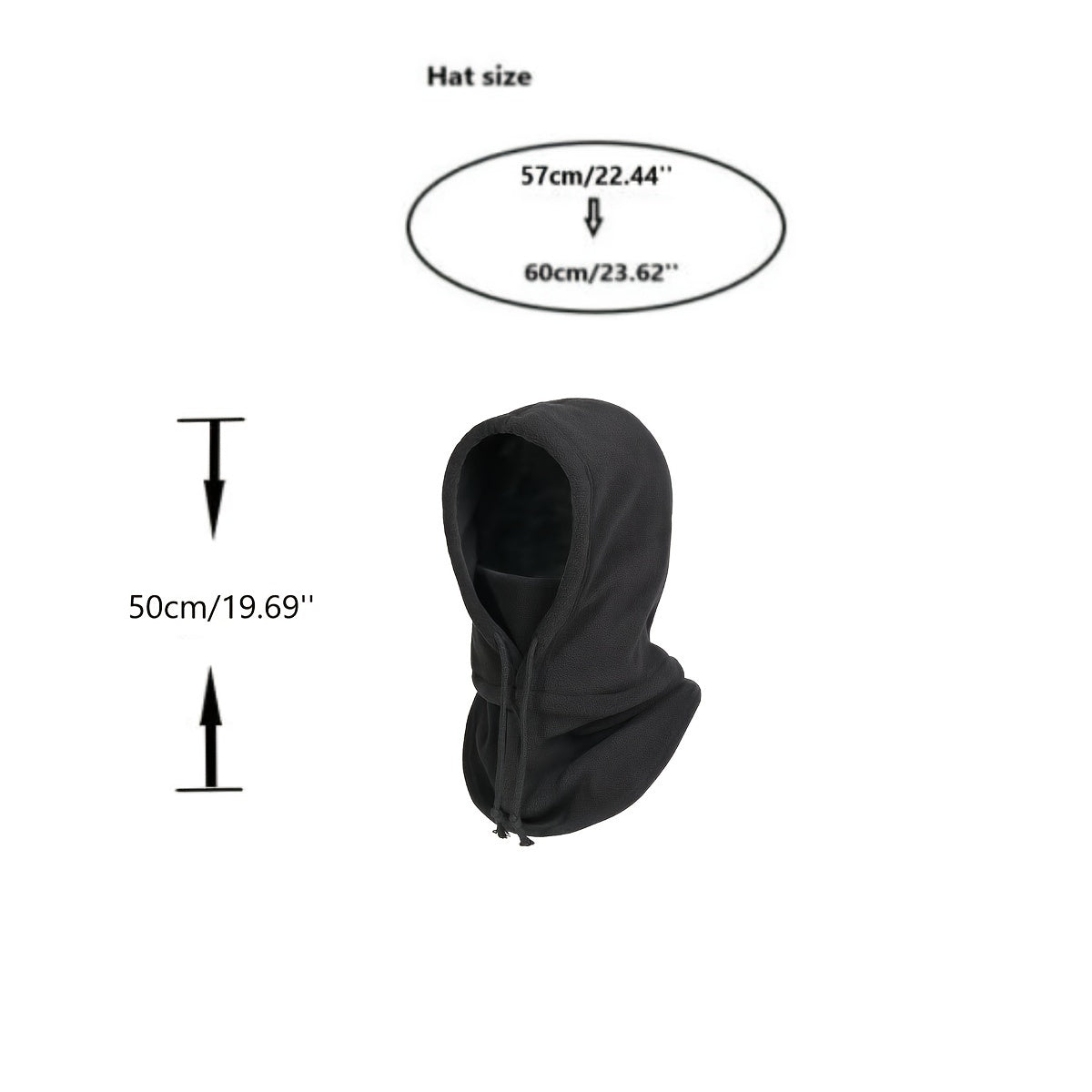 Men's Winter Fleece Hat, Warm & Windproof
