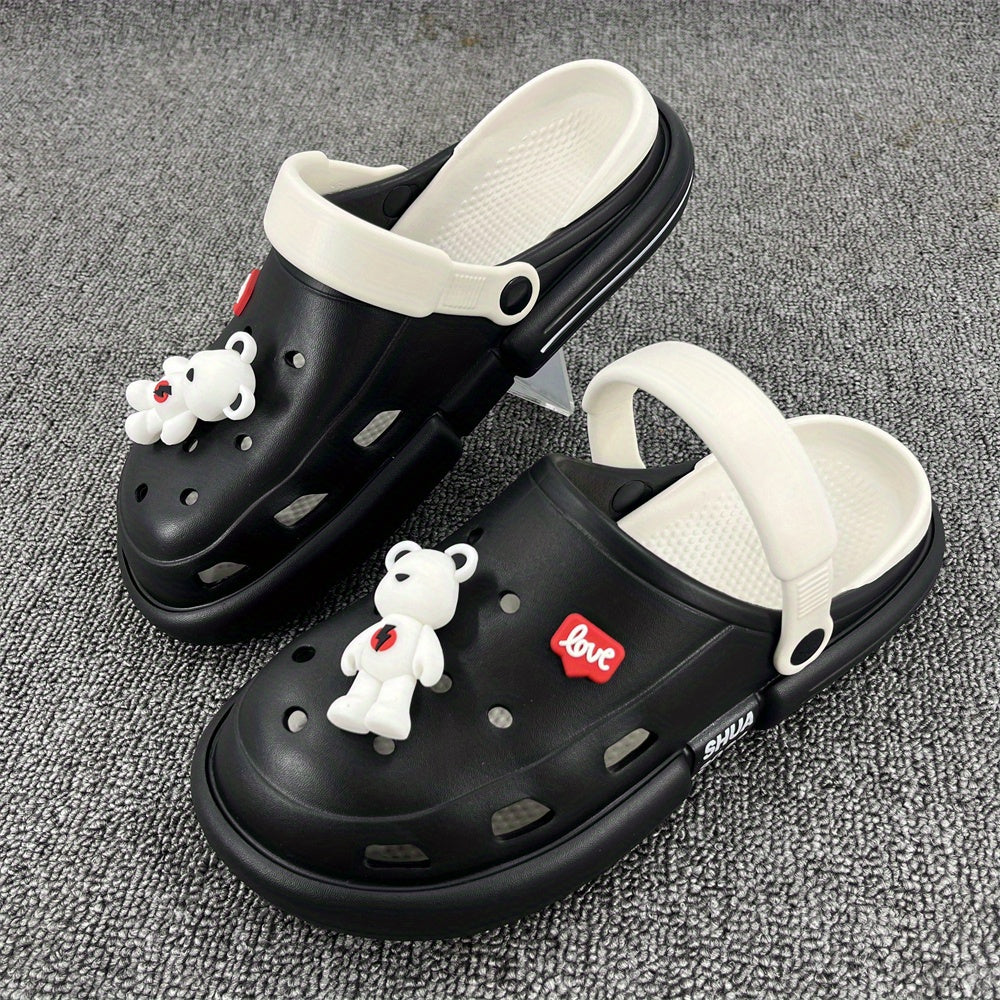 Men's Lightweight Hollow Out Sandals with Charms