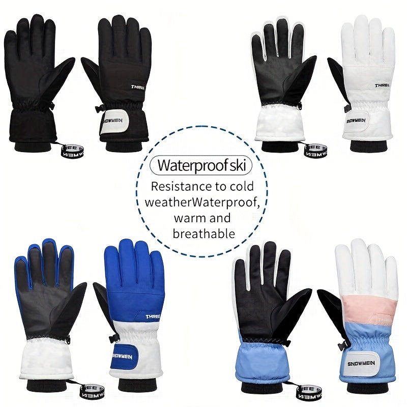 Winter Touch Screen Skiing Gloves Waterproof Warm Keeping Gloves