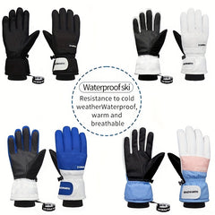 Winter Touch Screen Skiing Gloves Waterproof Warm Keeping Gloves