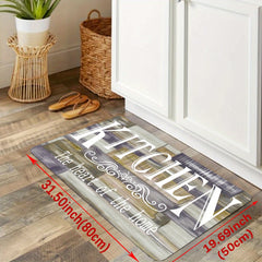 Stain Resistant Kitchen Rug Soft Memory Foam Mat Anti Fatigue Rug Runner