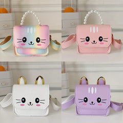Kids Cartoon Rabbit Shoulder Bag Girls Coin Purse Handbag Wallet