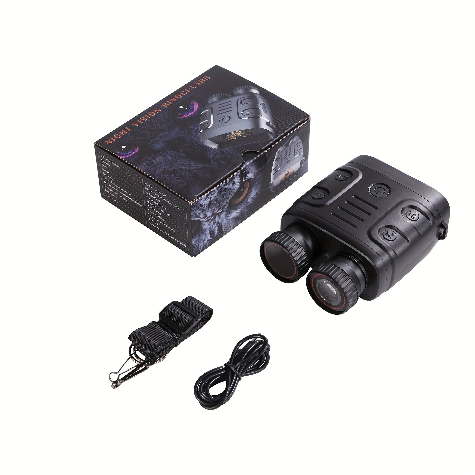 R18 Rechargeable Night Vision Binoculars 5x Zoom Waterproof