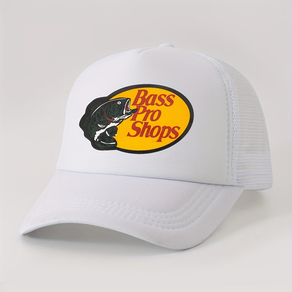 Unisex Mesh Trucker Hat Candy Fish Print Baseball Cap Hip Hop Sunshade