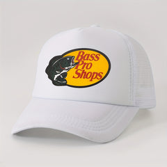 Unisex Mesh Trucker Hat Candy Fish Print Baseball Cap Hip Hop Sunshade