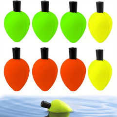 18pcs Bright Fishing Floats Fly Fishing Indicator Bobbers Fishing Accessories