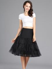 Solid Tutu Skirt for Ballet Party