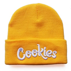 Boys Classic Knit Cap With Cookies Embroidery