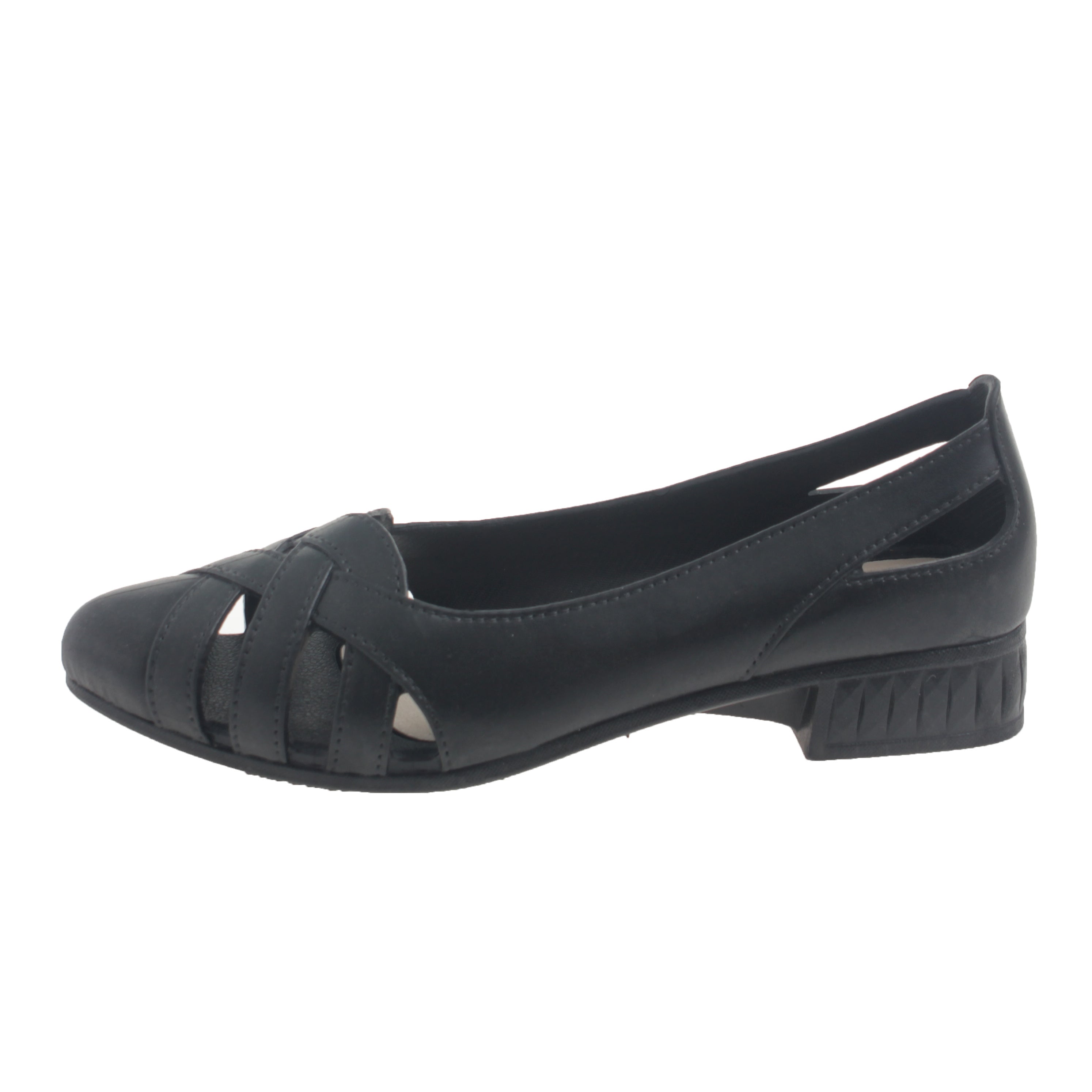 Hollow Out Flat Shoes PVC Pointed Toe Slip On Wear Resistant Breathable Flats