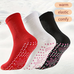 3 Pairs Self Heating Magnetic Massage Socks for Outdoor Activities