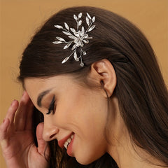 Rhinestone Flower Head Piece Headwear Wedding Hair Accessories