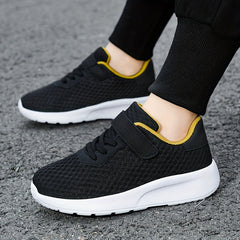 Boy's Breathable Woven Sneakers Non Slip Soft Sole Shoes