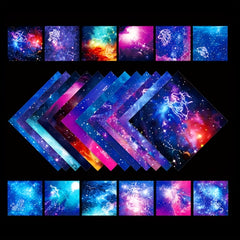Double Sided Origami Paper 6 Colors Easy Fold Square Paper for Arts and Crafts