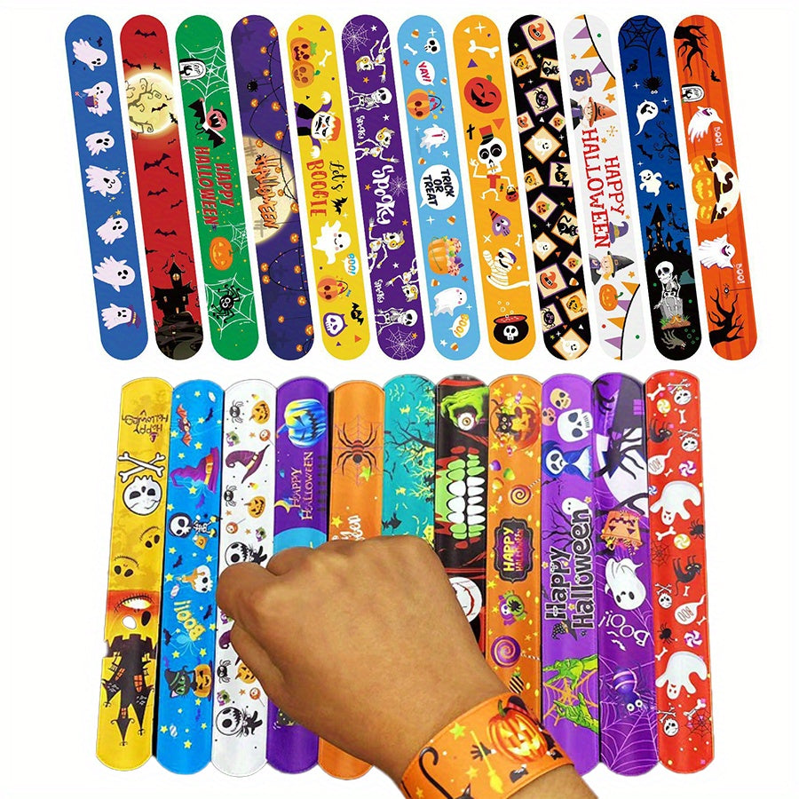 Halloween Party Favor Bracelets Colorful Wristbands for Kids