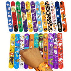 Halloween Party Favor Bracelets Colorful Wristbands for Kids