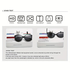 Women's Rhinestone Cat Eye Driving Sunglasses UV400