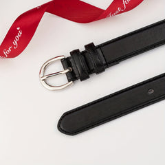 Casual PU Leather Belt with 3.05cm Light Board Pin Buckle