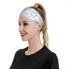 Breathable Floral Headband for Sport & Casual Wear