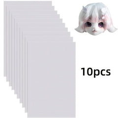 10pcs Waterproof PVC Eye Mesh Sheets for DIY Therian Masks Fursuits Cosplay