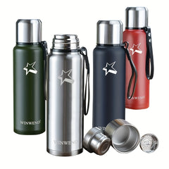 500ml Insulated Stainless Steel Water Bottle Leak Proof for Travel