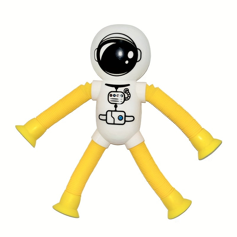 Telescopic Astronaut Decompression Toy with Suction Cups