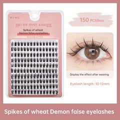 One Piece False Eyelashes Wispy Curling for Natural Sunflower