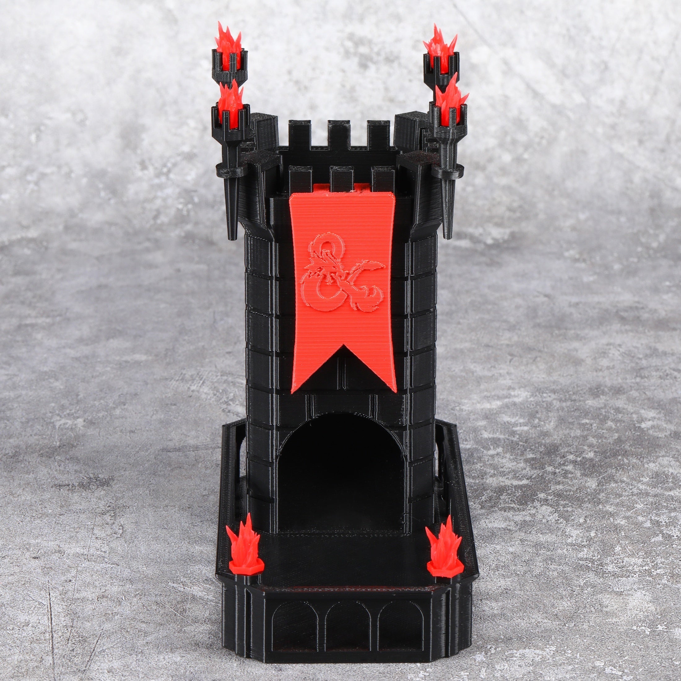 Medieval Castle Dice Tower and Tray for Board Games RPG
