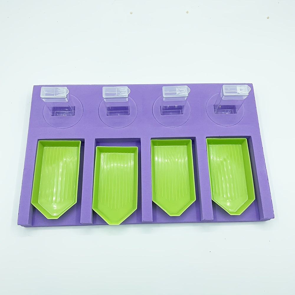 Foam Purple Diamond Painting Tool Tray Plate Organizer