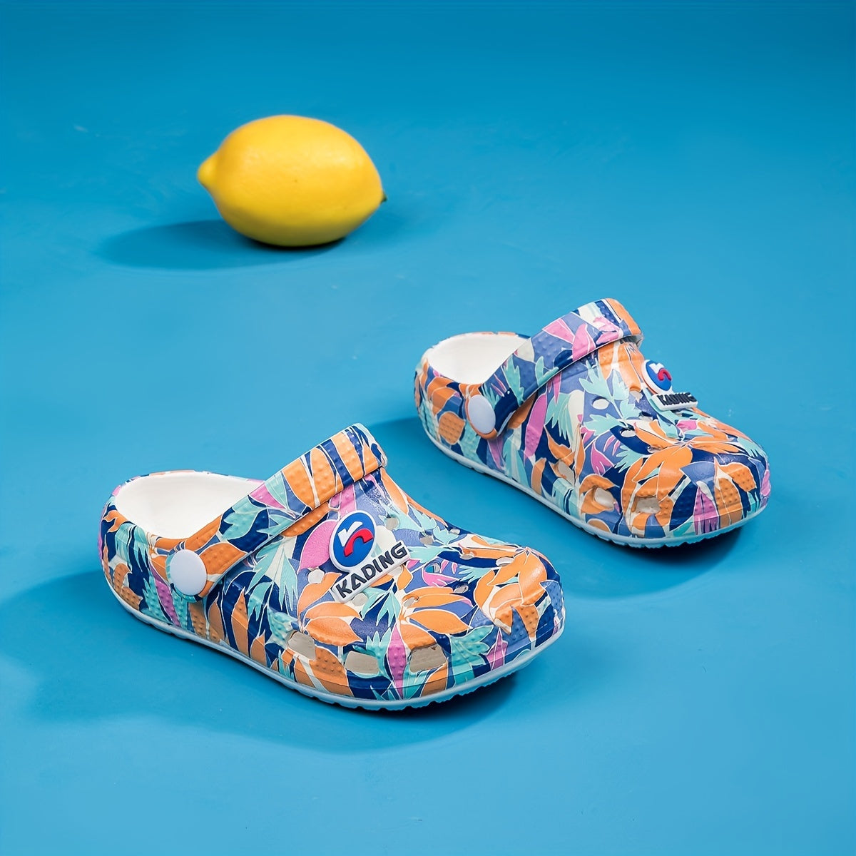 Floral Pattern Clog Casual Water Shoes for Kids