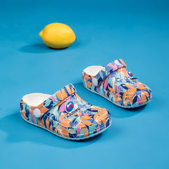 Floral Pattern Clog Casual Water Shoes for Kids