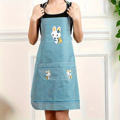 Adjustable Dirt-Resistant Chef's Apron with Pocket