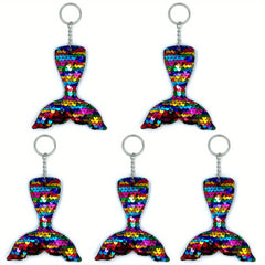 Mermaid Keychain Baby Shower Party Favor Supplies Decoration Keyring Pendant