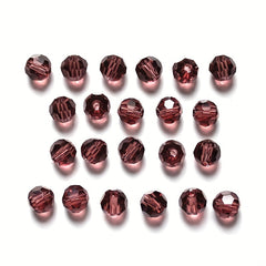 50pcs 8 6mm 32side Faceted Crystal Glass Beads Colorful Spacer Beads DIY Jewelry