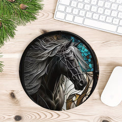 Horse Gaming Mouse Pad Non Slip Waterproof Mouse Pad