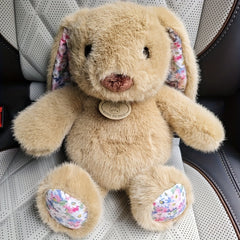 Long Eared Rabbit Plush Toy Soft Polyester Filled Fluffy Fur