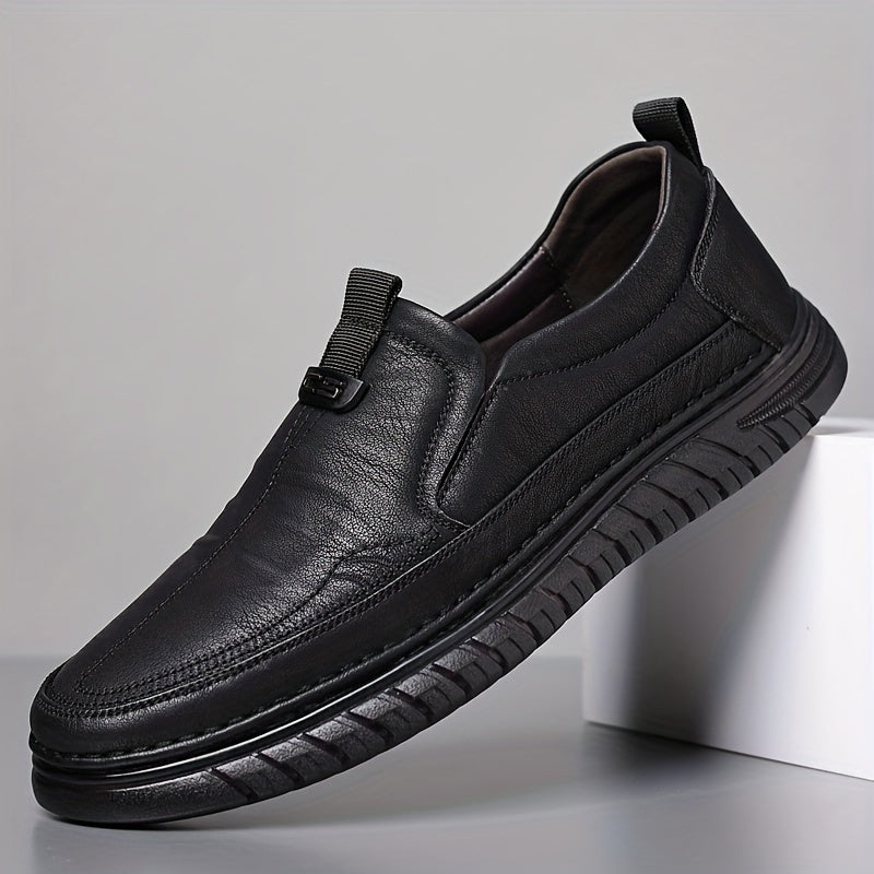 Men's Comfy Non slip PU Leather Loafer Shoes