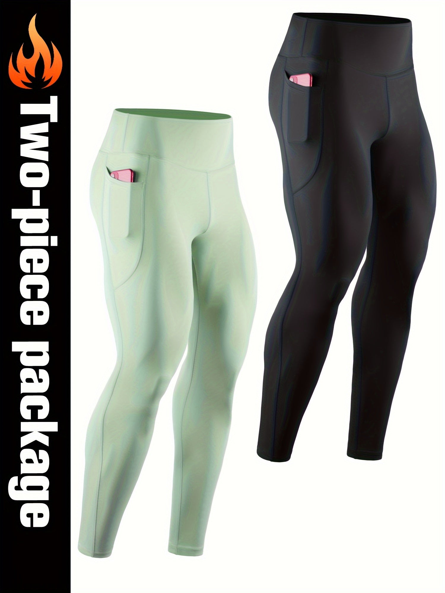 Men's Tight Pants Set for Yoga Track Sports