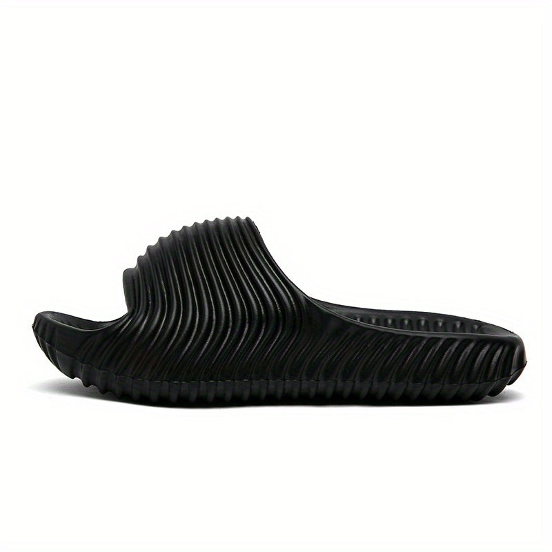 Men's Lightweight Non Slip Open Toe Quick Drying Slides