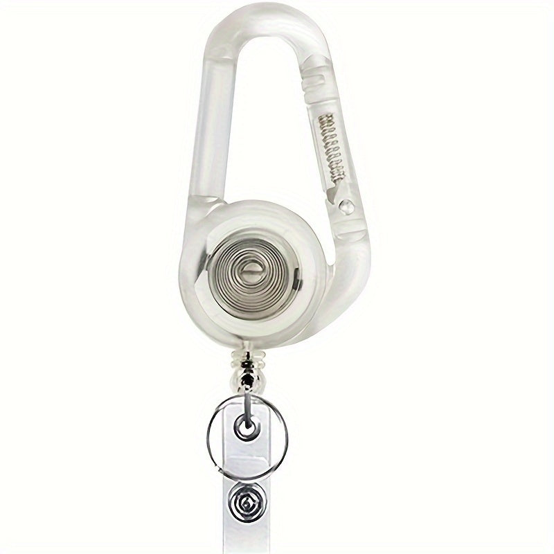 2pcs Telescopic Keychain Card Holder Key Chain Keyring