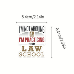100pcs Law School Stickers Lawyer Stickers Law School Student