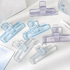 Acrylic Clip Stationery Holder Large Clip