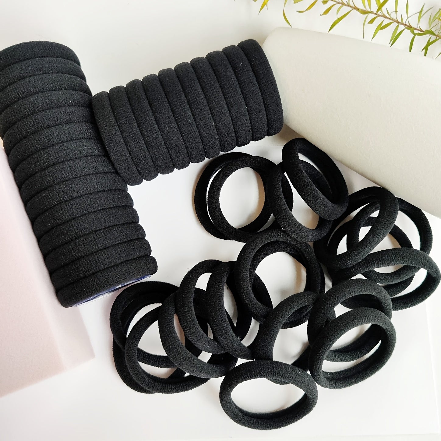 20 Pcs Large Elastic Hair Ties for Women - No Hair Damage - Girls Hair Rope