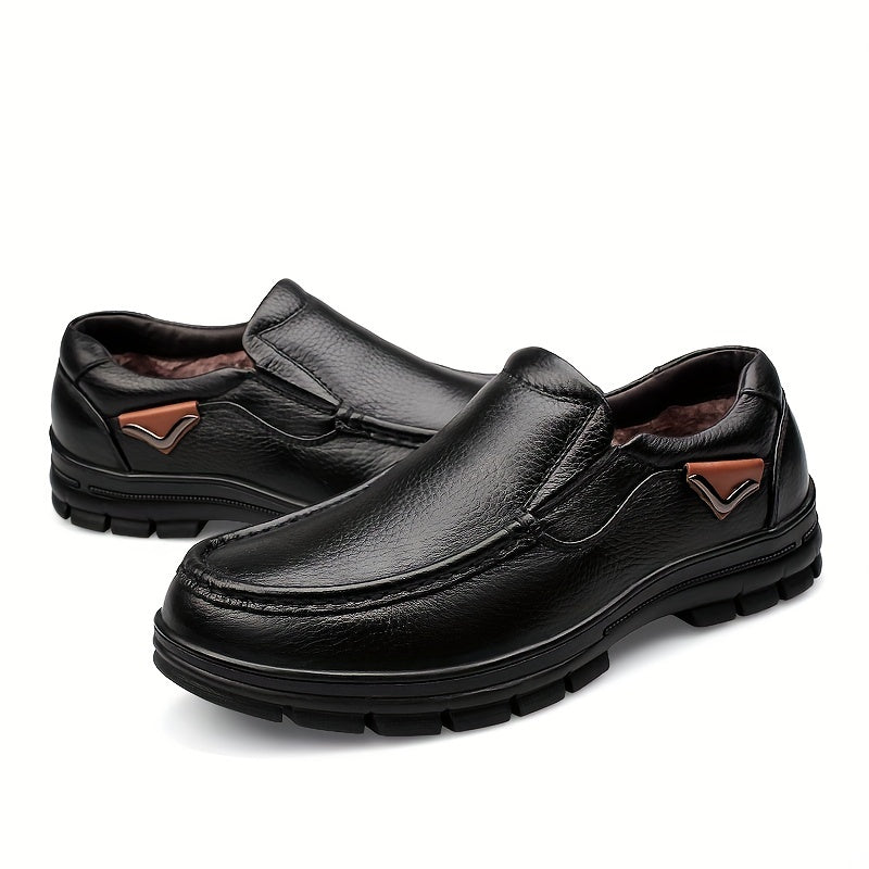 Men's Plush Slip On Sneakers Outdoor Shoes for Hiking