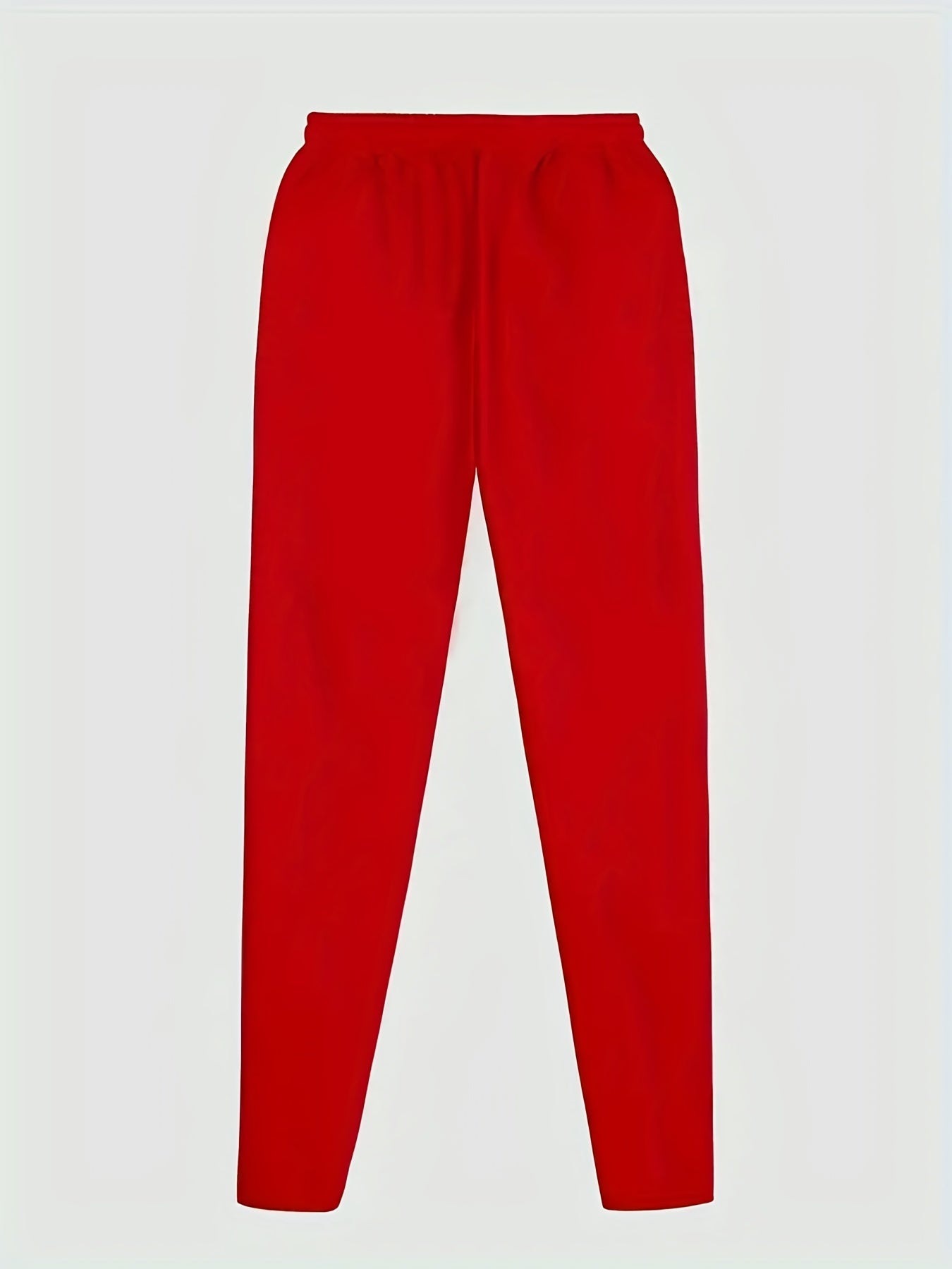 Skull Pattern Letter V Print Slim Fit Flared Joggers Men's Pants