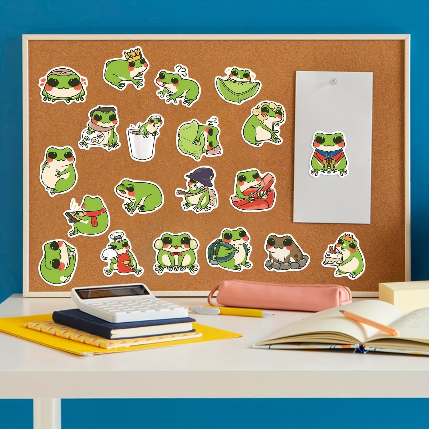 50 Cartoon Frog Graffiti Stickers for Phones Cups Computers Skateboards